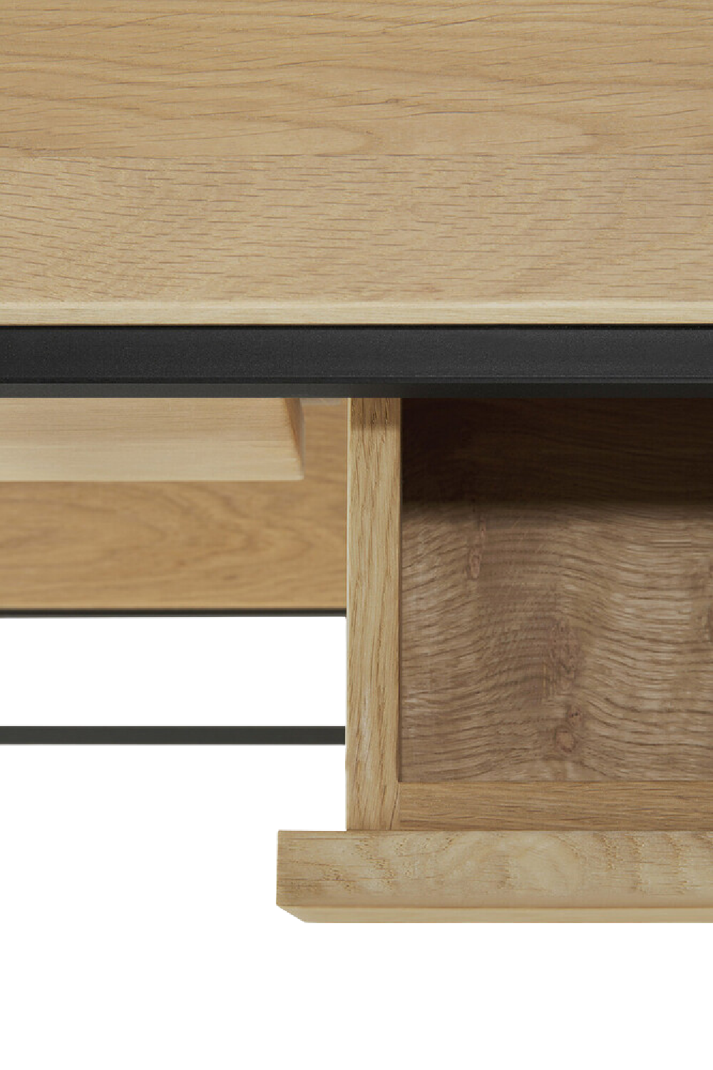 Rectangular 2-Drawer Console Table | Ethnicraft | Woodfurniture.com