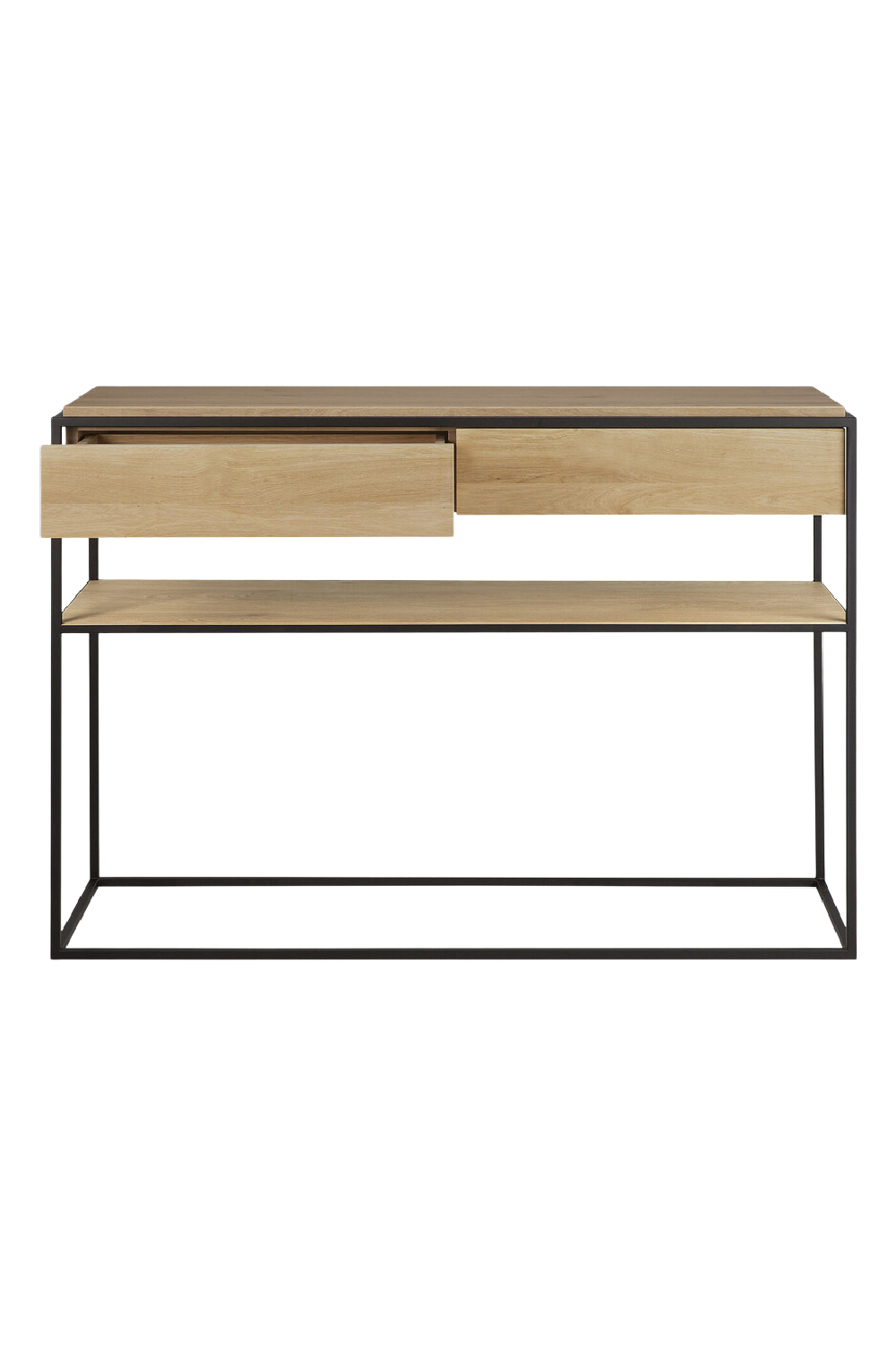 Rectangular 2-Drawer Console Table | Ethnicraft | Woodfurniture.com