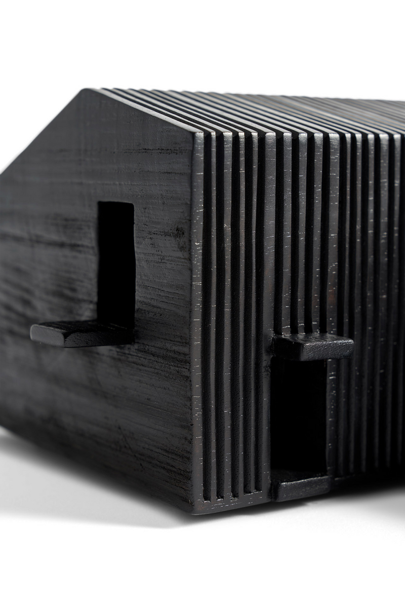 Black Mahogany Sculptural Deco | Ethnicraft Farmhouse | Woodfurniture.com