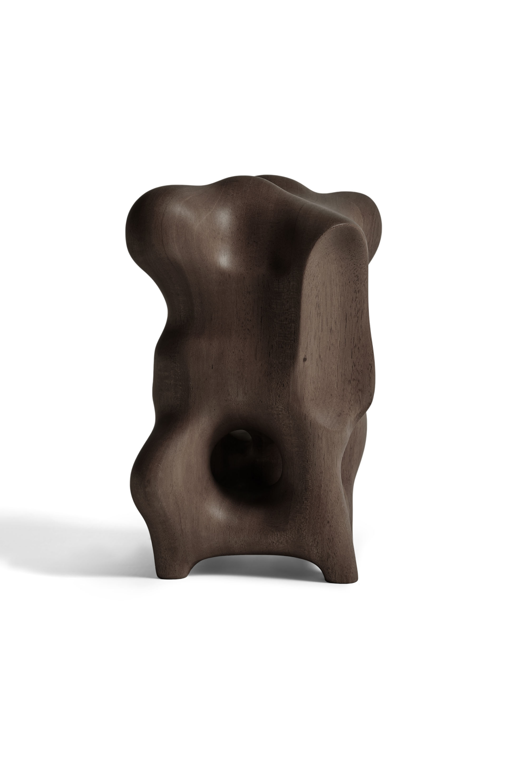 Varnished Sycamore Abstract Sculpture | Ethnicraft Organic | Woodfurniture.com