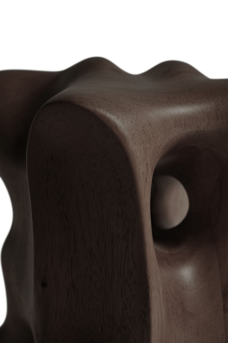 Varnished Sycamore Abstract Sculpture | Ethnicraft Organic | Woodfurniture.com