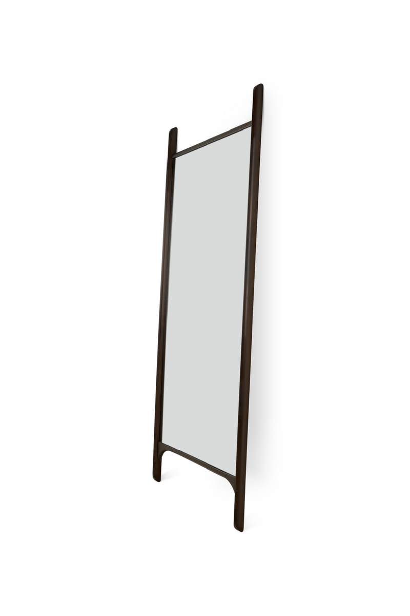 Brown Mahogany Floor Mirror | Ethnicraft PI | Woodfurniture.com