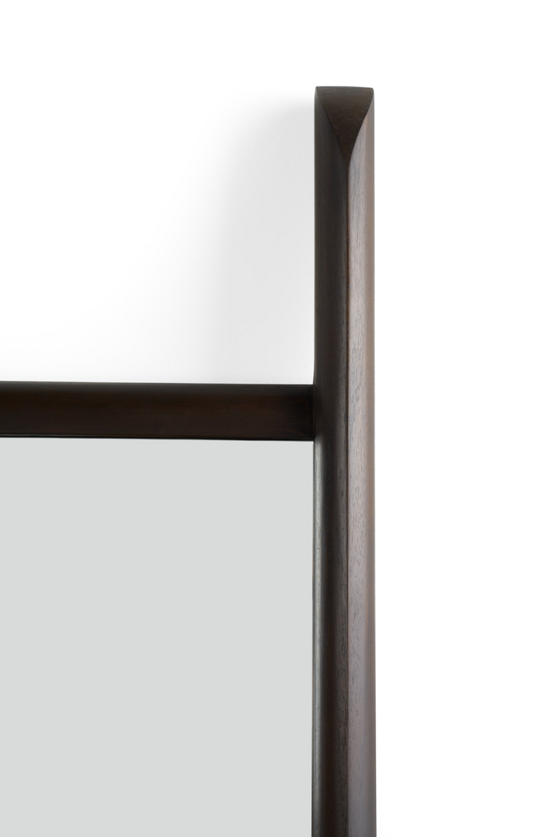 Brown Mahogany Floor Mirror | Ethnicraft PI | Woodfurniture.com