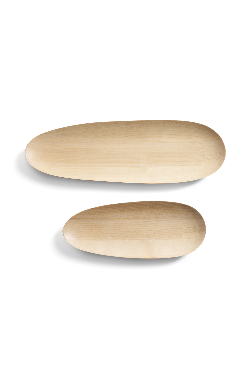 Hand-carved Oval Boards Set (2) | Ethnicraft Thin | Woodfurniture.com