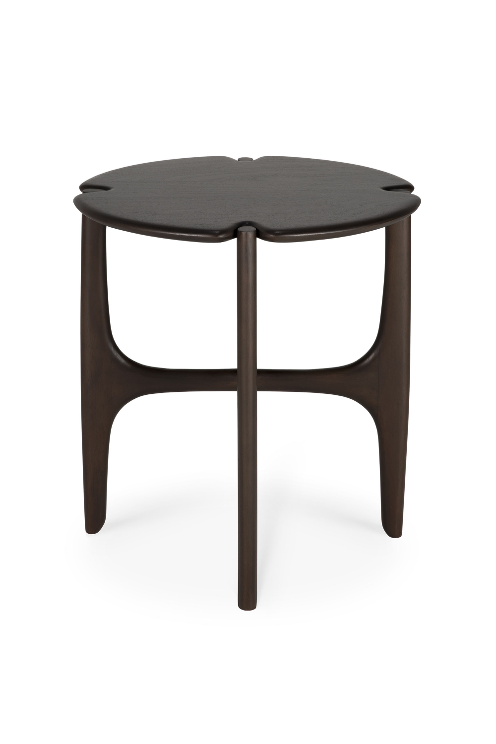 Varnished Round Side Table | Ethnicraft PI | Woodfurniture.com
