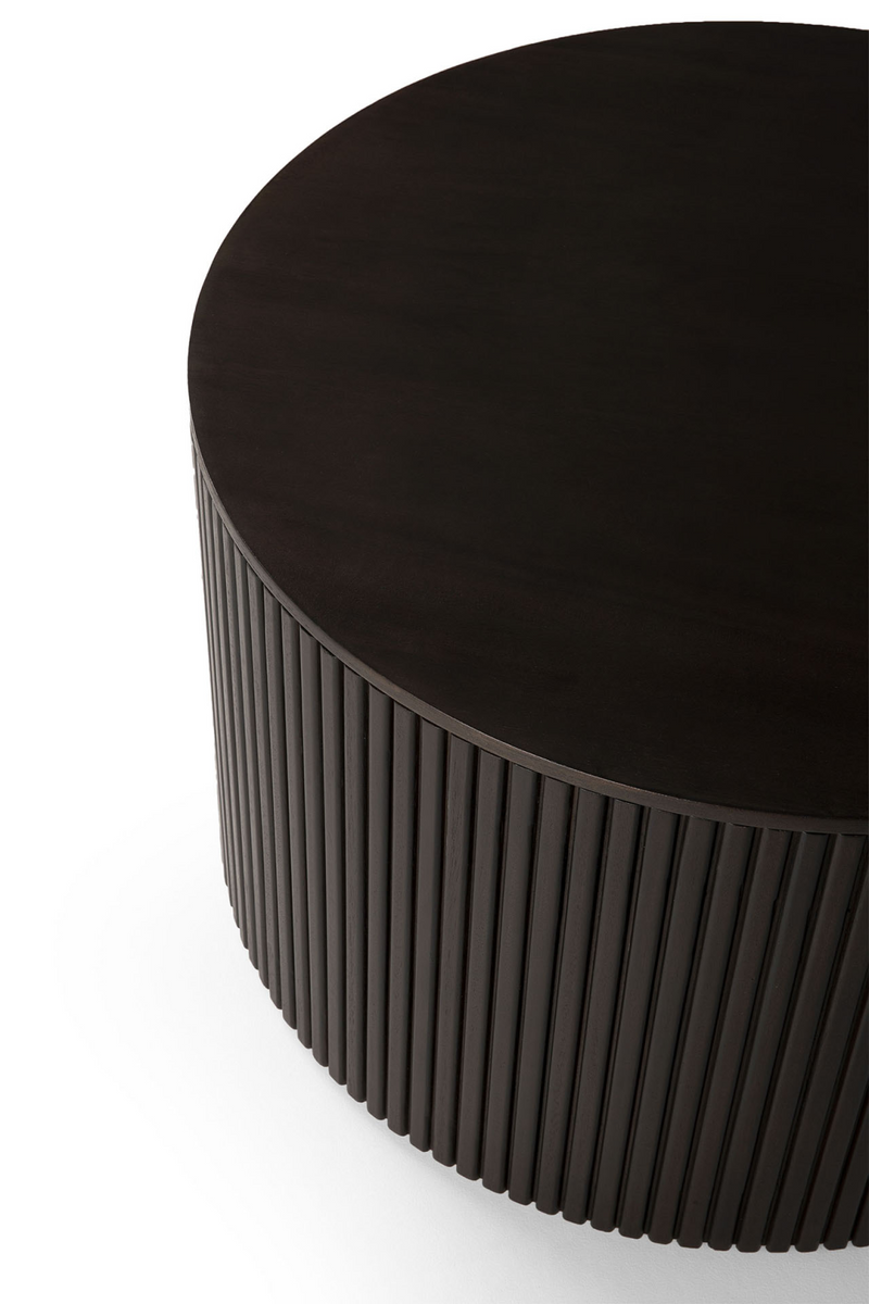 Brown Mahogany Storage Side Table | Ethnicraft Roller Max | WoodFurniture.com