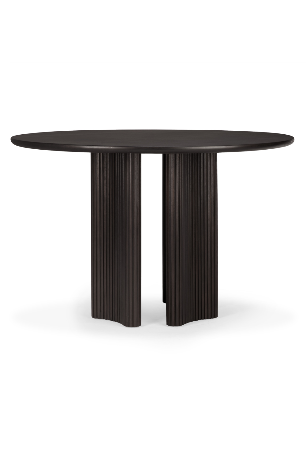 Brown Mahogany Dining Table | Ethnicraft Roller Max | Woodfurniture.com