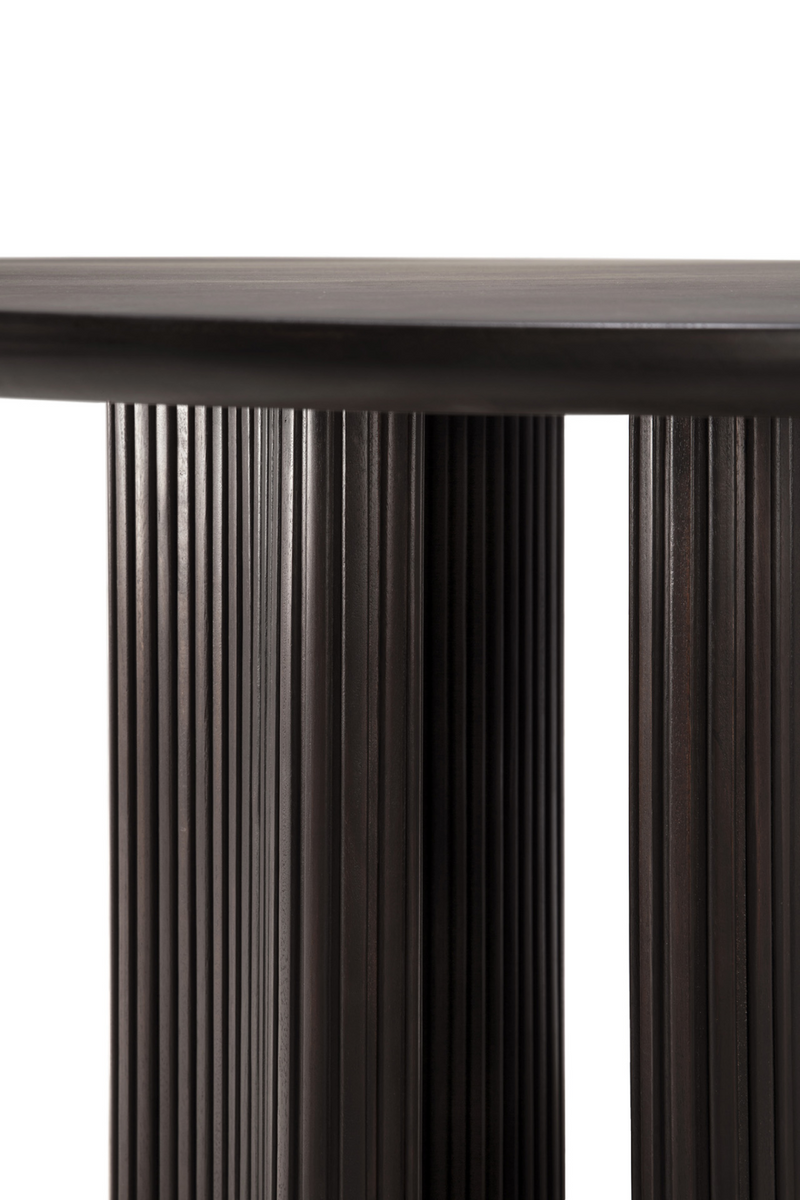 Brown Mahogany Dining Table | Ethnicraft Roller Max | Woodfurniture.com