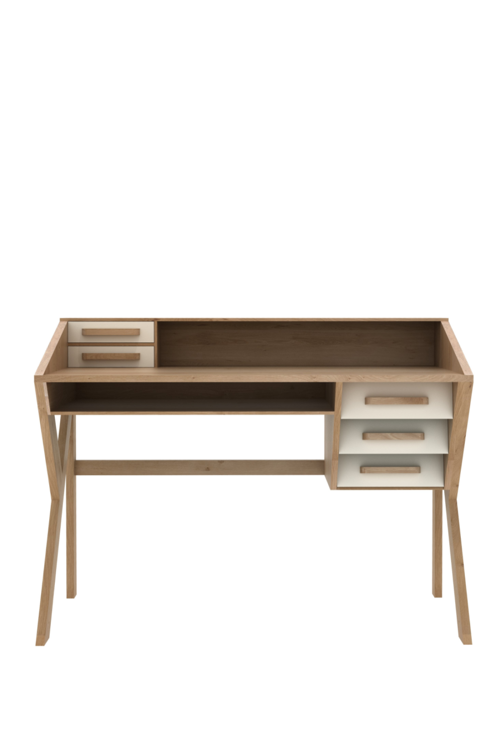 Oak Modern Office Desk | Ethnicraft Origami | Woodfurniture.com