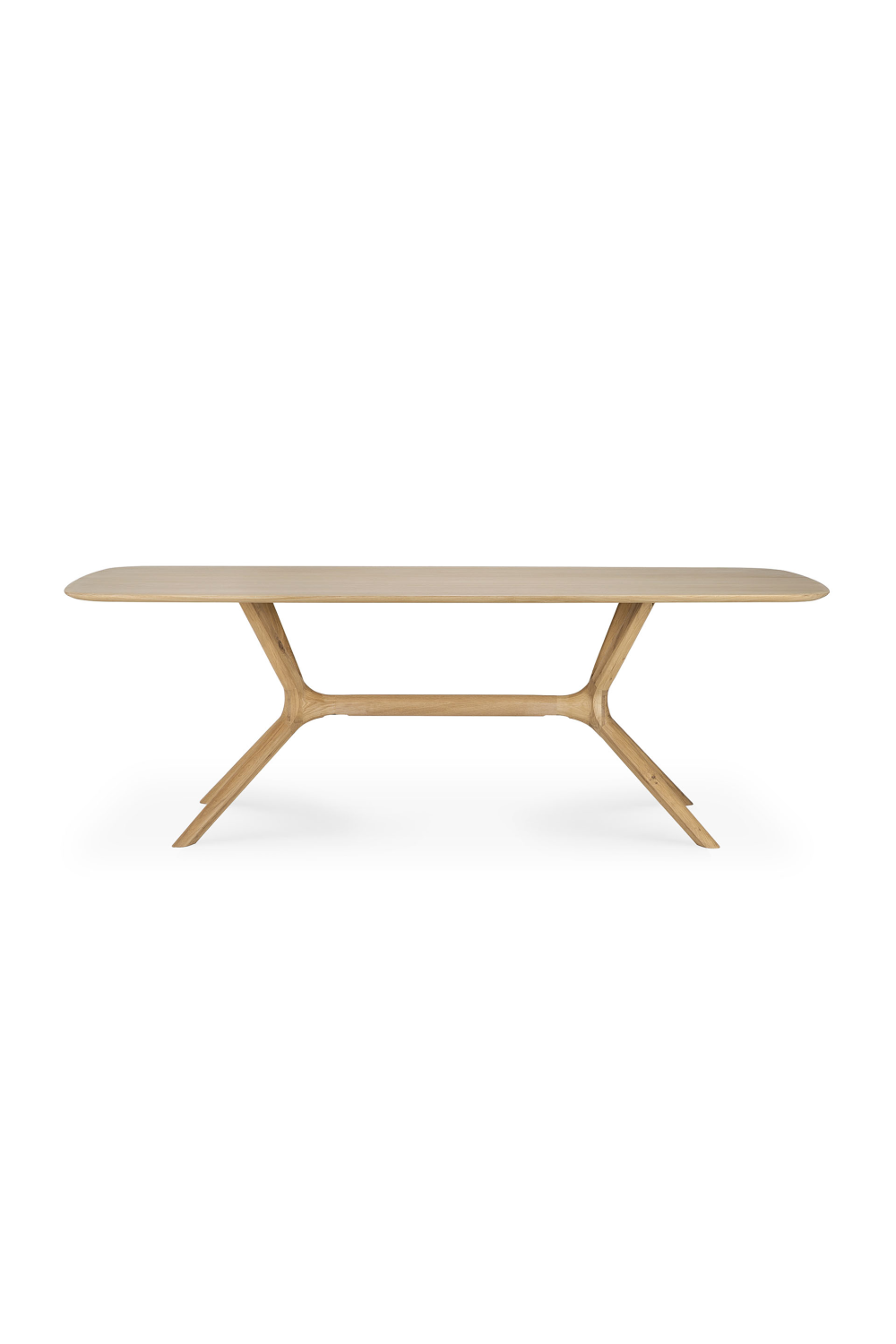 Cross Leg Oak Dining Table | Ethnicraft Oak | Woodfurniture.com