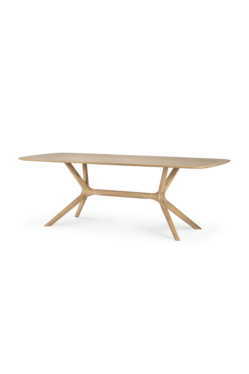 Cross Leg Oak Dining Table | Ethnicraft Oak | Woodfurniture.com