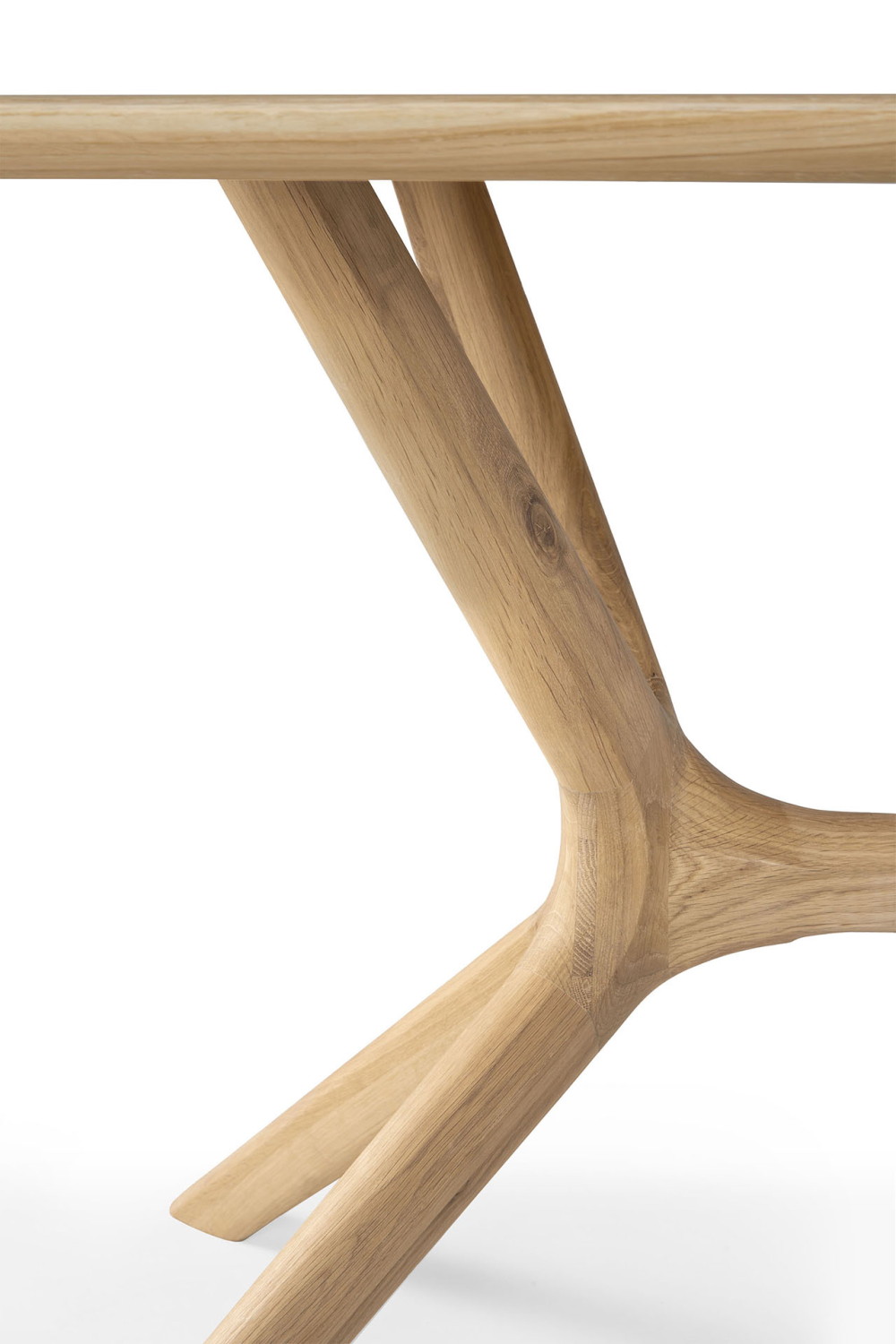 Cross Leg Oak Dining Table | Ethnicraft Oak | Woodfurniture.com