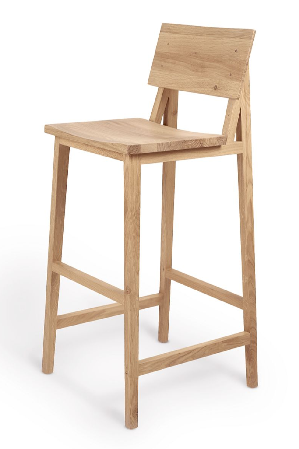 Oak Bar Stool | Ethnicraft N4 | Woodfurniture.com