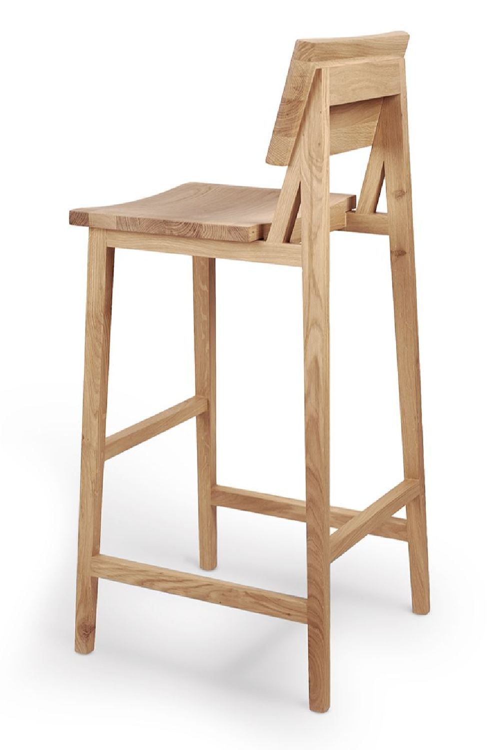 Oak Bar Stool | Ethnicraft N4 | Woodfurniture.com