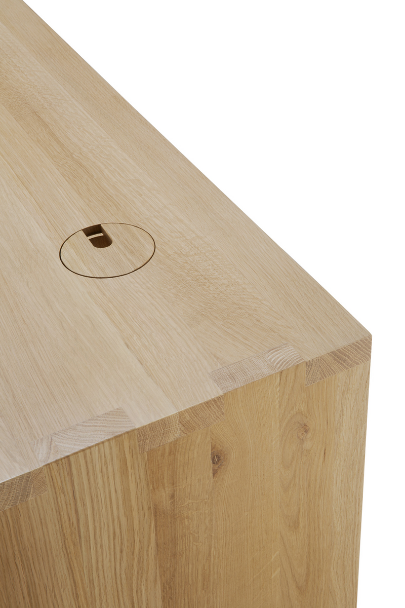 Minimalist Oak Desk | Ethnicraft U | Woodfurniture.com