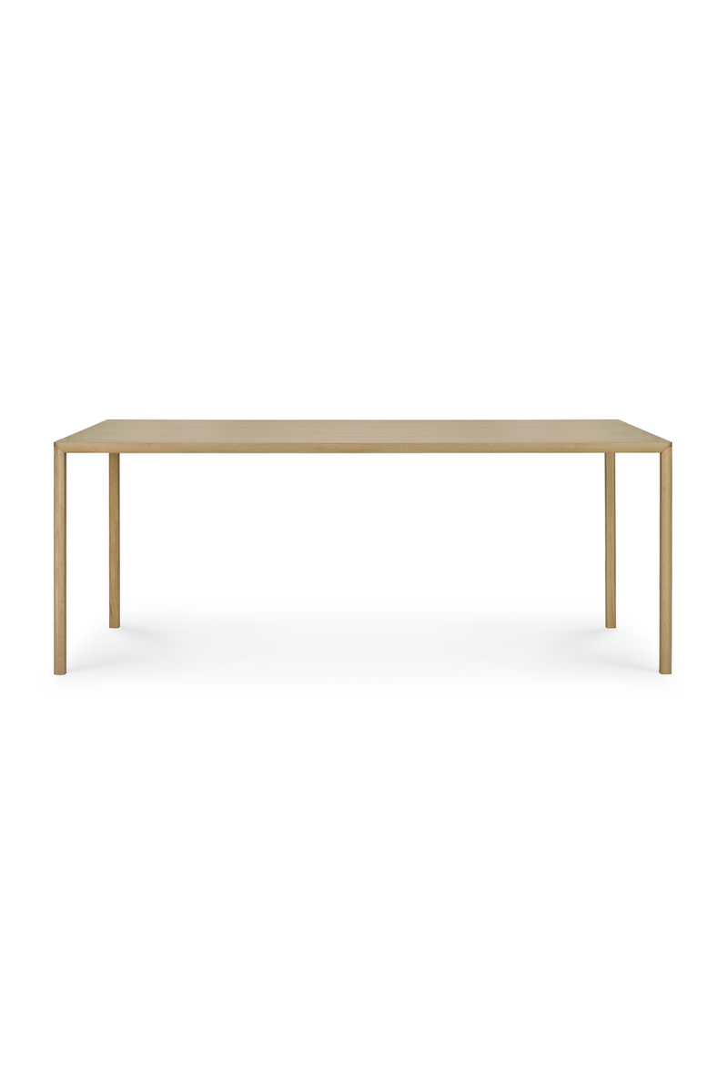 Oiled Oak Scandi Dining Table | Ethnicraft Air | Woodfurniture.com