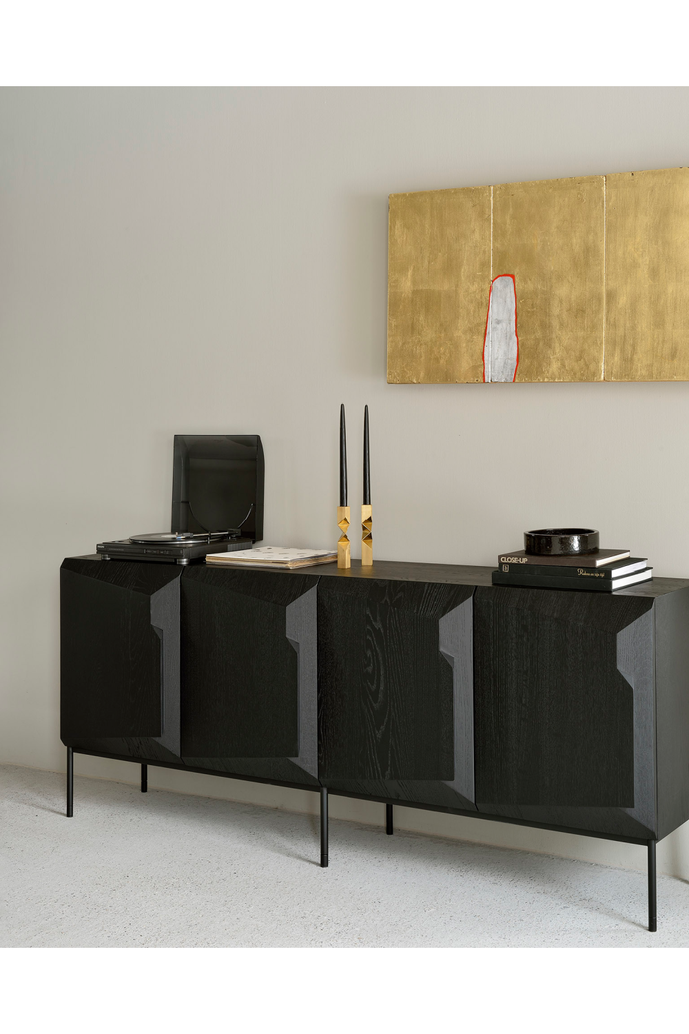 Black Oak Modern Sideboard | Ethnicraft Stairs | Oroatrade.com