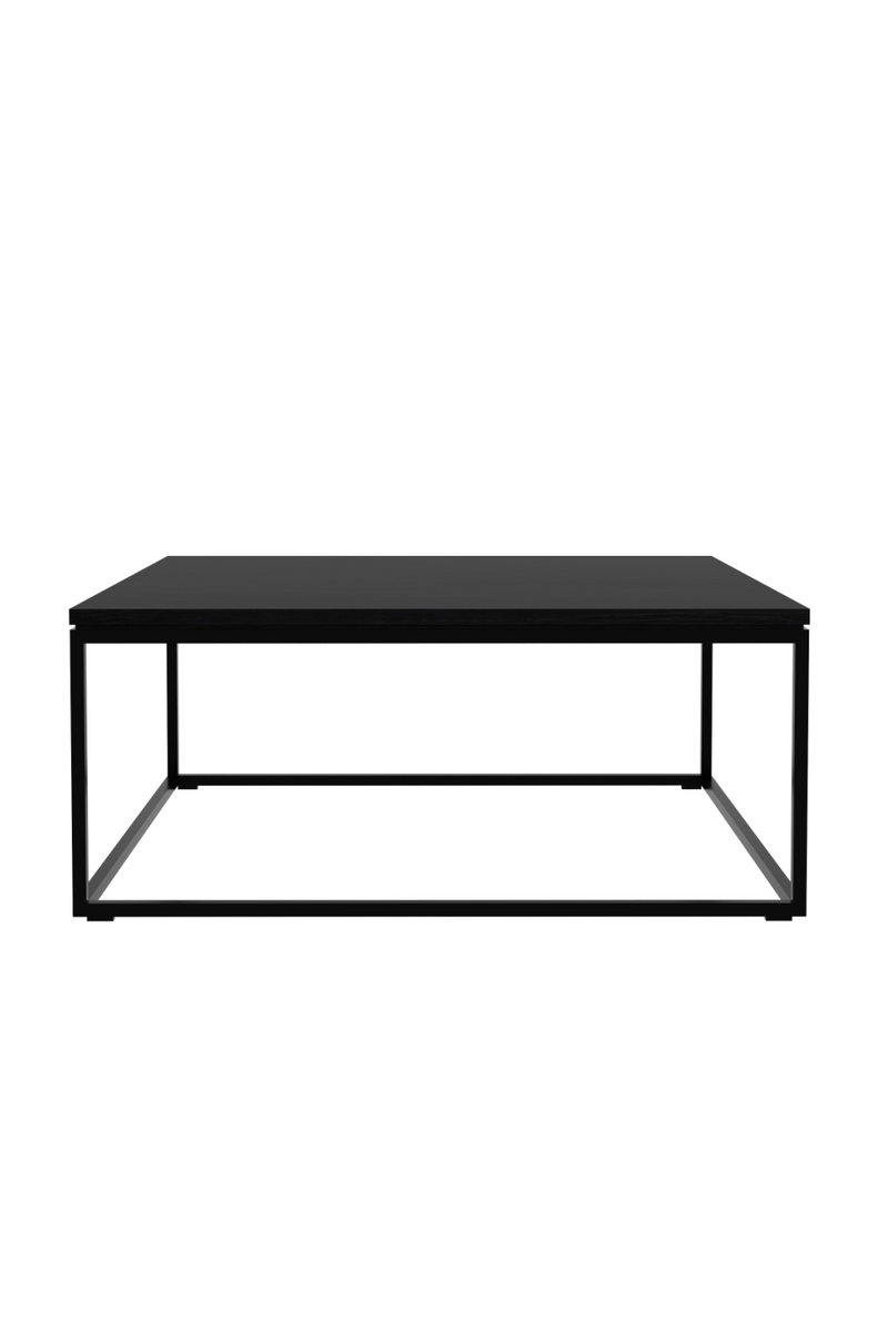 Black Metal Frame Coffee Table | Ethnicraft Thin | Woodfurniture.com