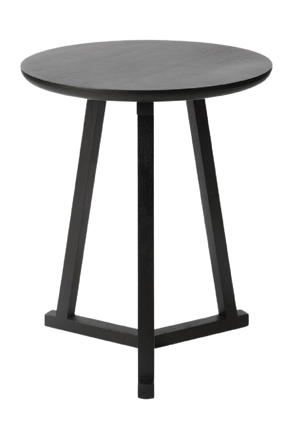 Minimalist Round Side Table | Ethnicraft Tripod | Woodfurniture.com