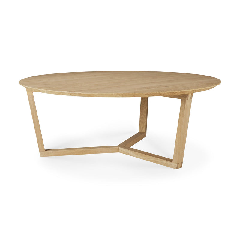 Oak Modern Coffee Table | Ethnicraft Tripod | Woodfurniture.com
