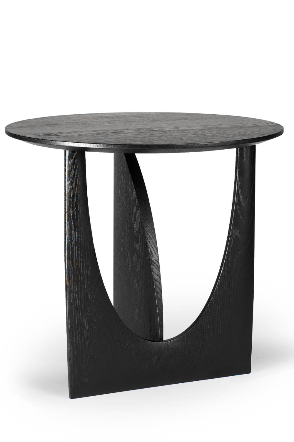 Modern Varnished Side Table | Ethnicraft Geometric | Woodfurniture.com