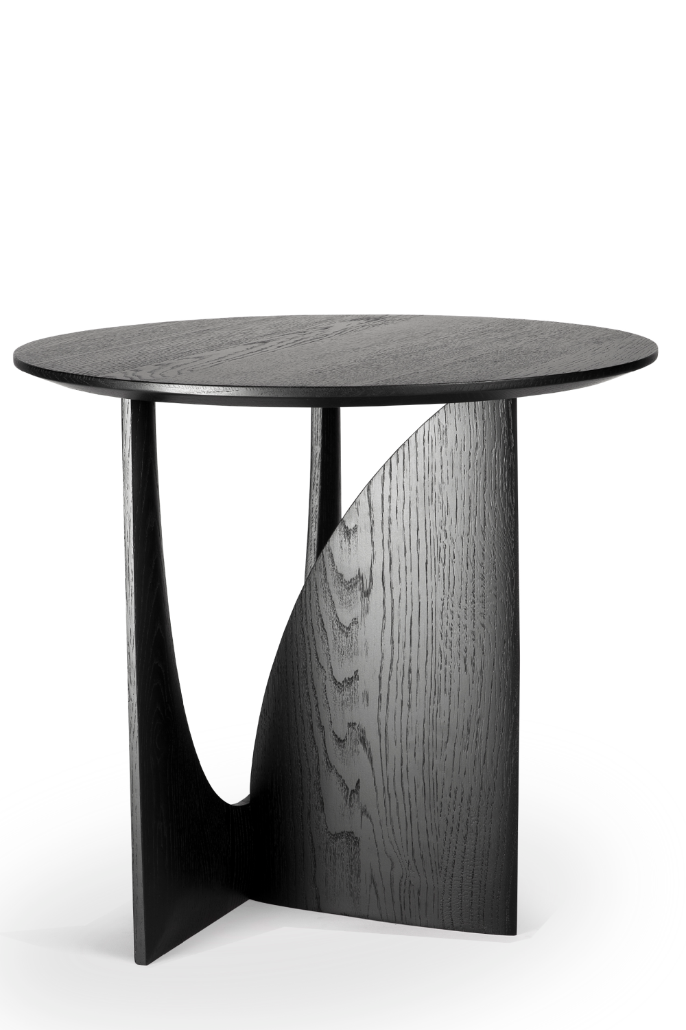 Modern Varnished Side Table | Ethnicraft Geometric | Woodfurniture.com