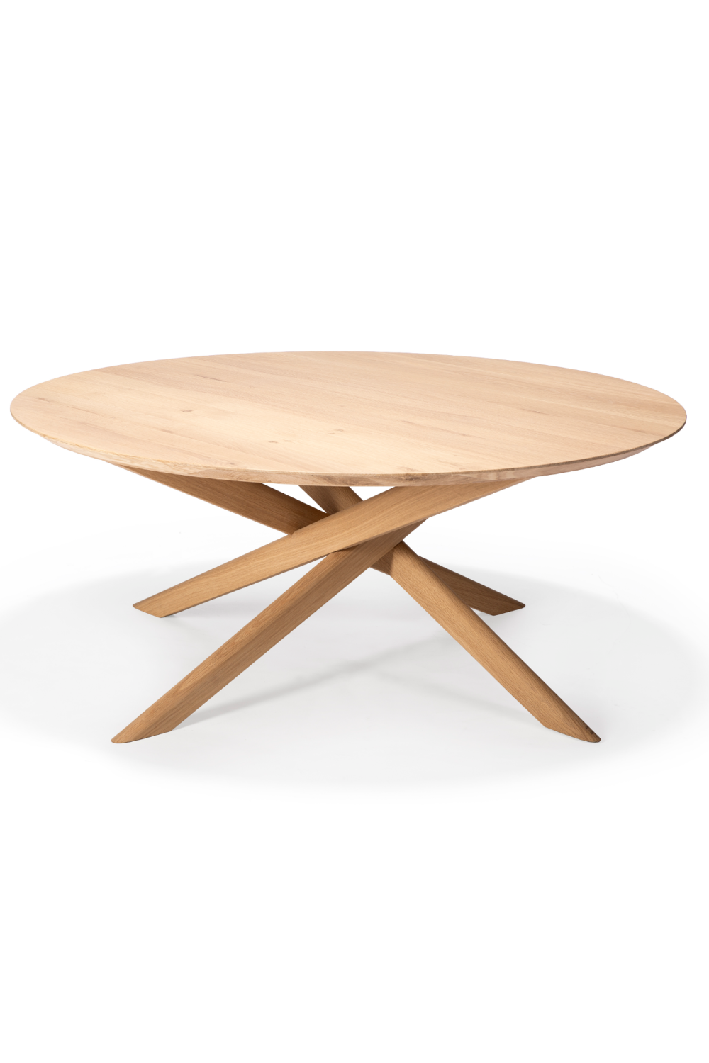 Oak Cross Leg Coffee Table | Ethnicraft Mikado | Woodfurniture.com