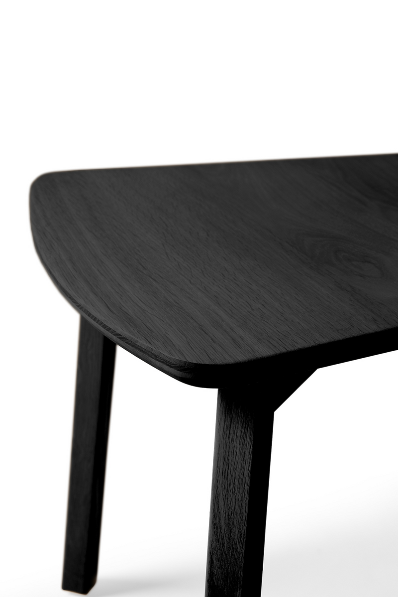Varnished Oak Minimalist Dining Chair | Ethnicraft Casale | Woodfurniture.com