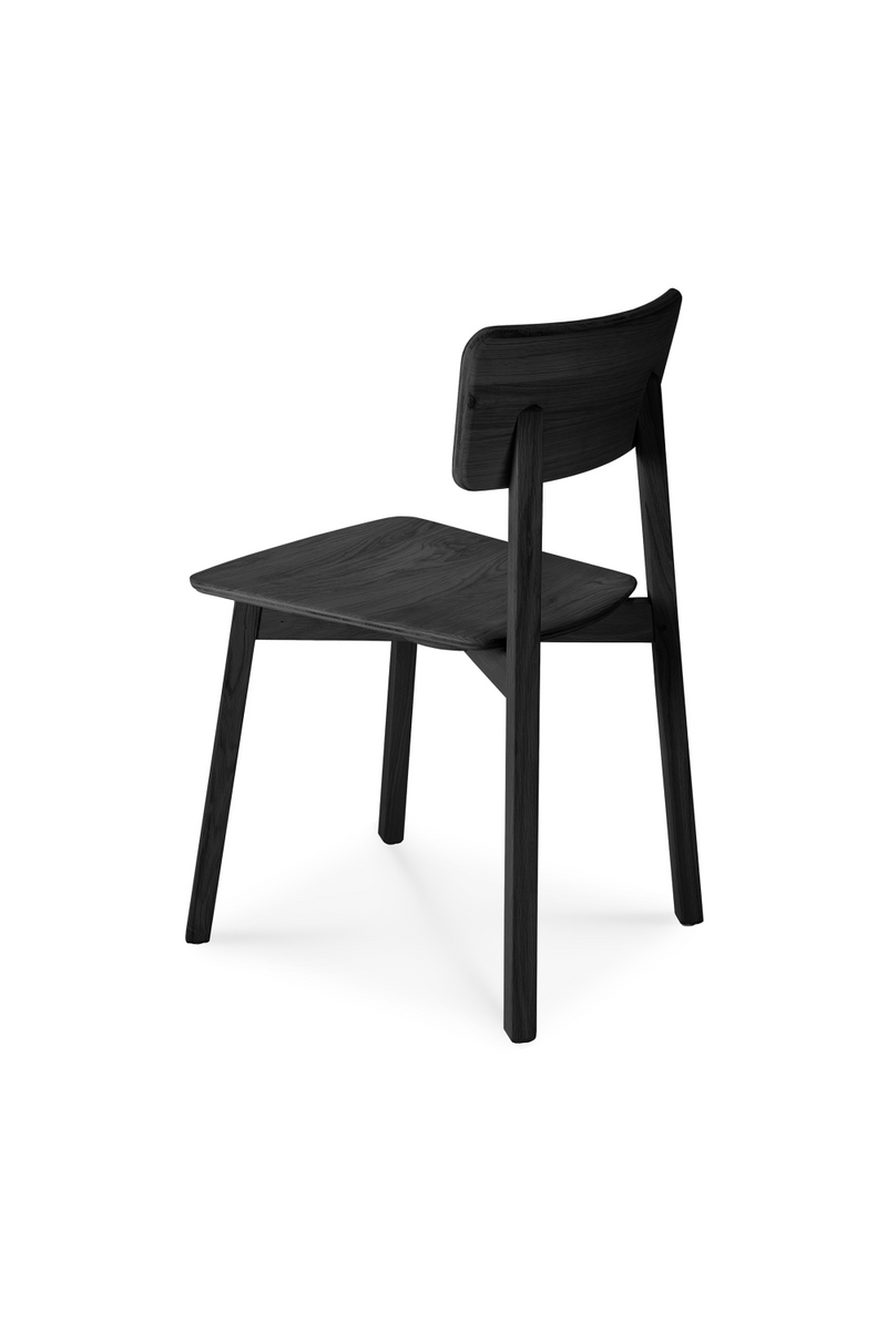 Varnished Oak Minimalist Dining Chair | Ethnicraft Casale | Woodfurniture.com