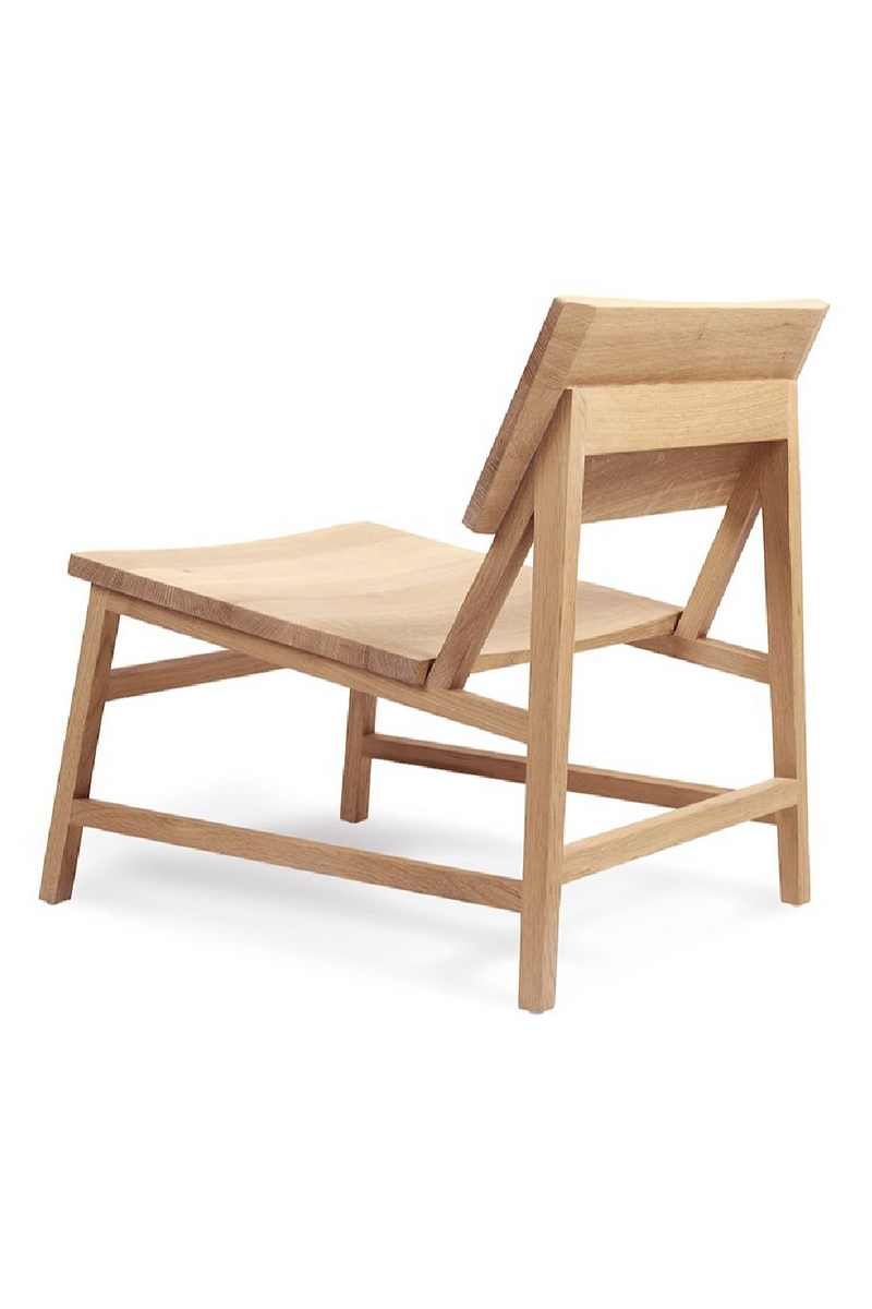 Oiled Oak Lounge Chair | Ethnicraft N3 | Woodfurniture.com