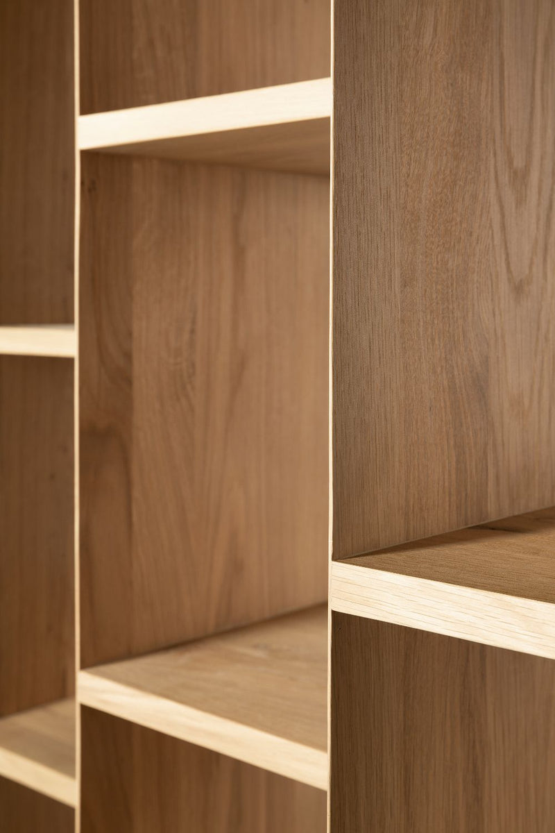 Oiled Oak Bookcase | Ethnicraft Stairs | Woodfurniture.com