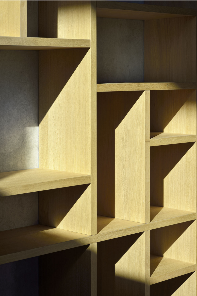 Multilevel Shelf Bookcase | Ethnicraft M | Woodfurniture.com