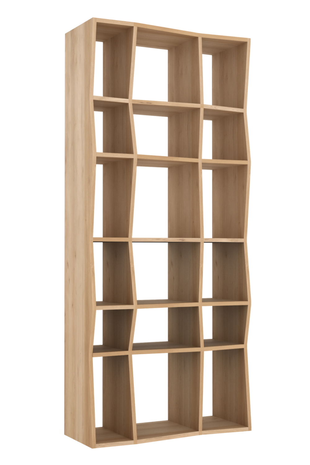 Oiled Oak Book Rack | Ethnicraft Z | Woodfurniture.com