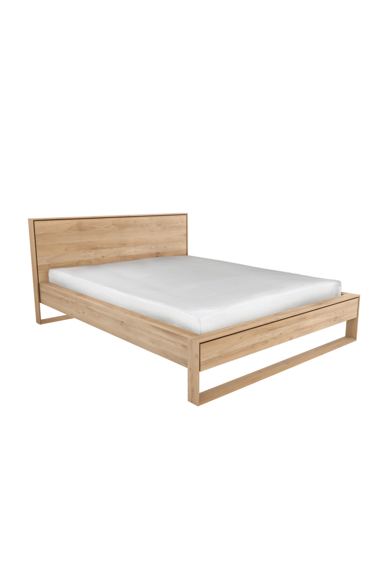 Solid Oak Bed | Ethnicraft Nordic II | Woodfurniture.com