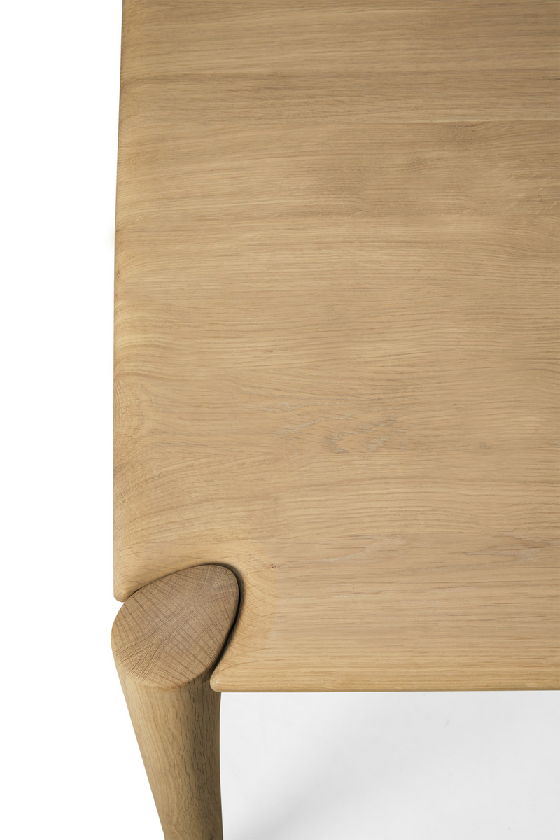 Natural Oak Modern Dining Table | Ethnicraft PI | Woodfurniture.com