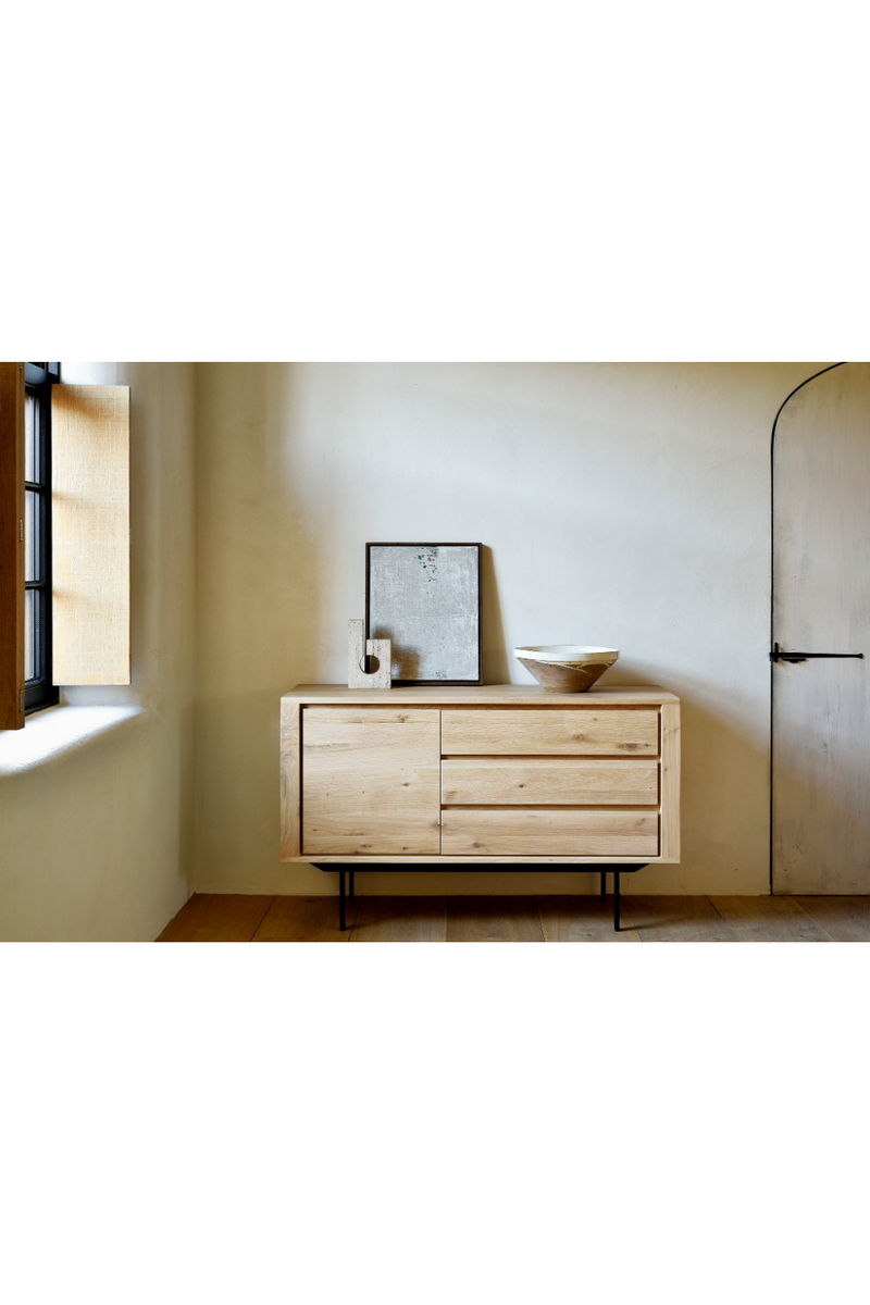Oiled Oak Modern Sideboard | Ethnicraft Shadow | Woodfurniture.com