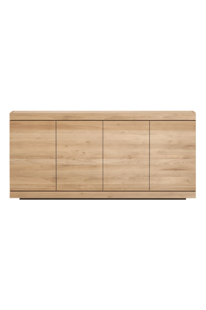 Oiled Oak Minimalist Sideboard | Ethnicraft Burger | Woodfurniture.com