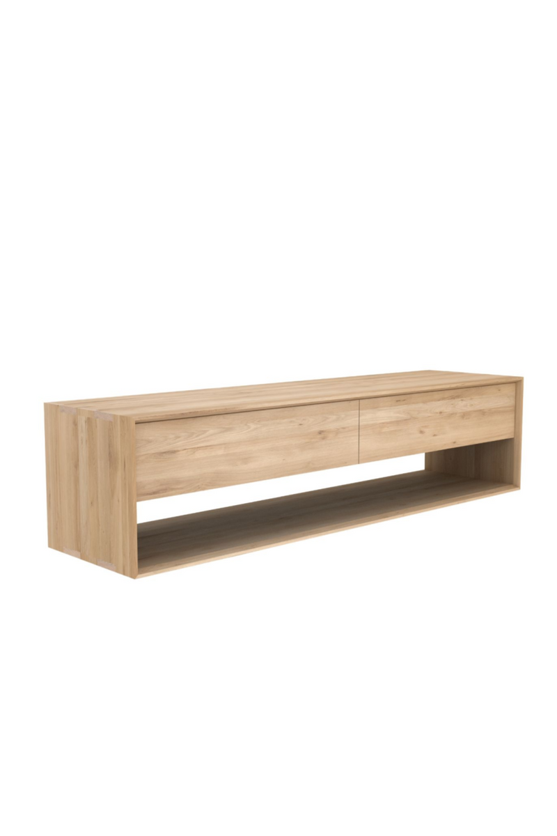 Oiled Oak TV Cupboard | Ethnicraft Nordic | Woodfurniture.com