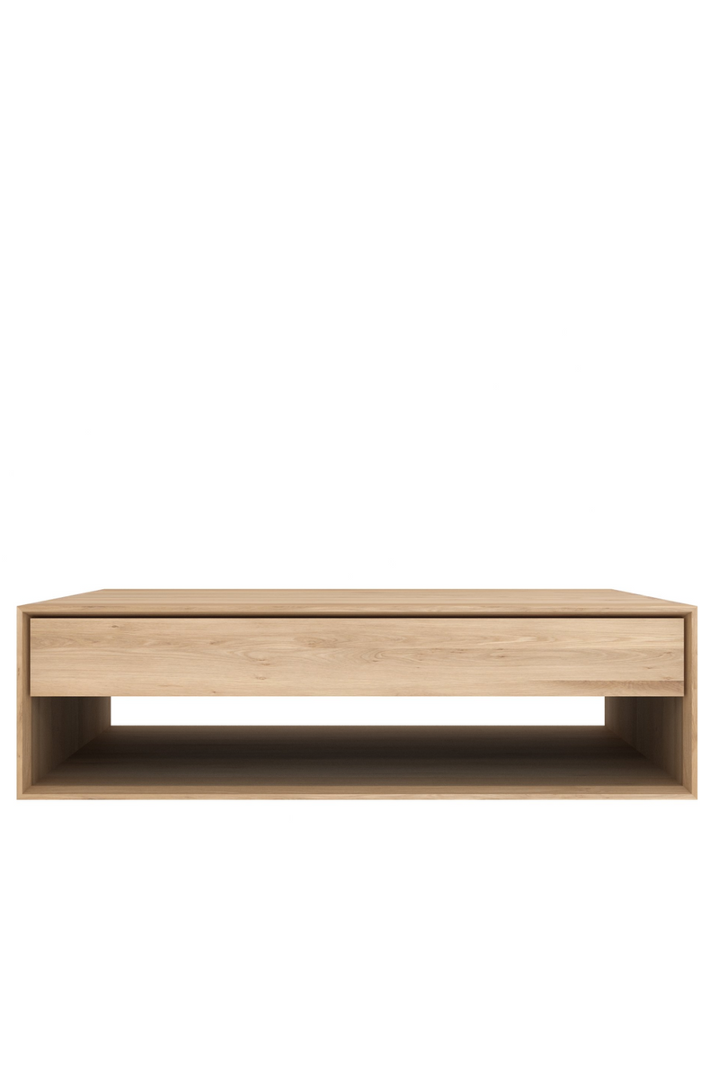 Oak 1-Drawer Coffee Table | Ethnicraft Nordic | Woodfurniture.com