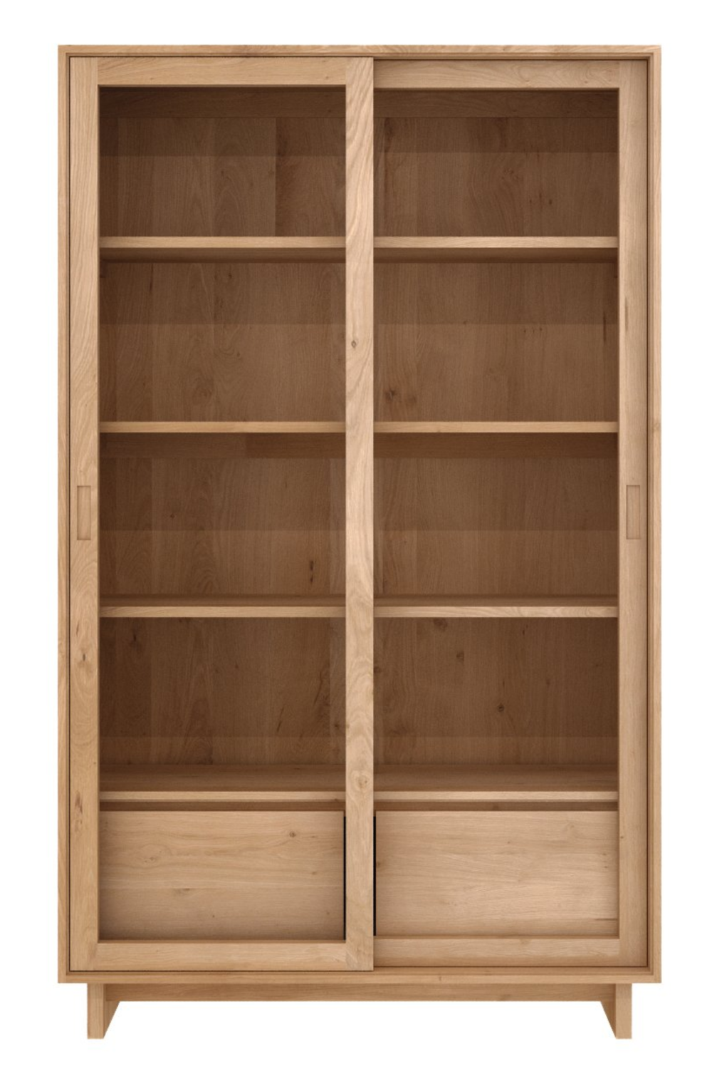 Oak Sliding Door Cabinet | Ethnicraft Wave | Woodfurniture.com