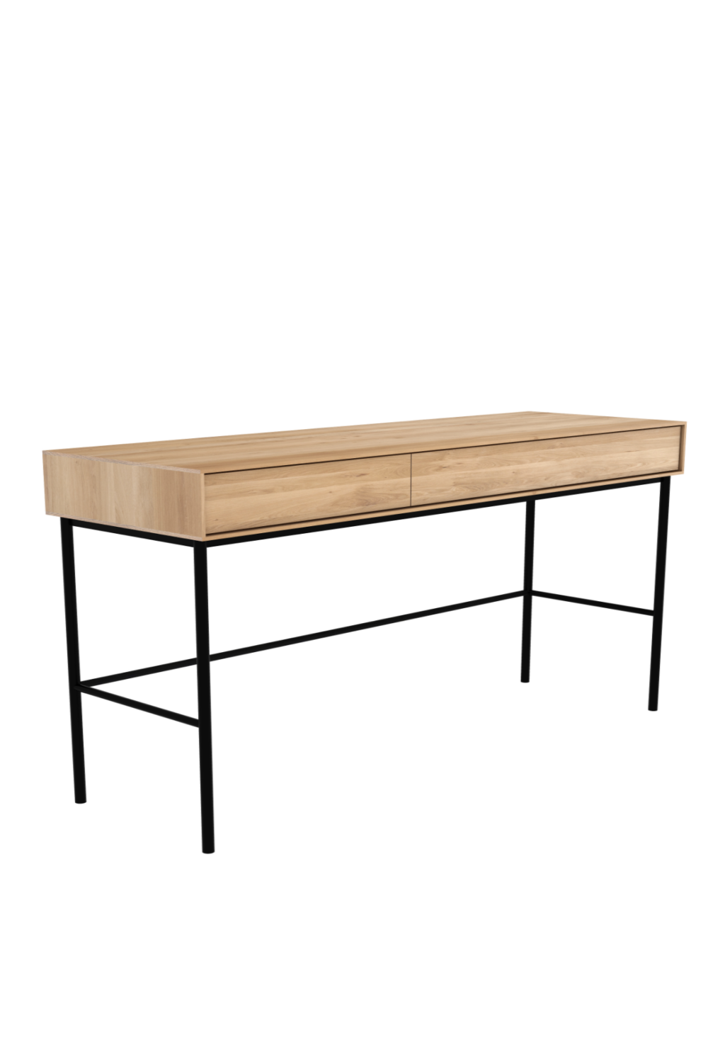 Oak Wood Desk With Drawers | Ethnicraft Whitebird | Woodfurniture.com