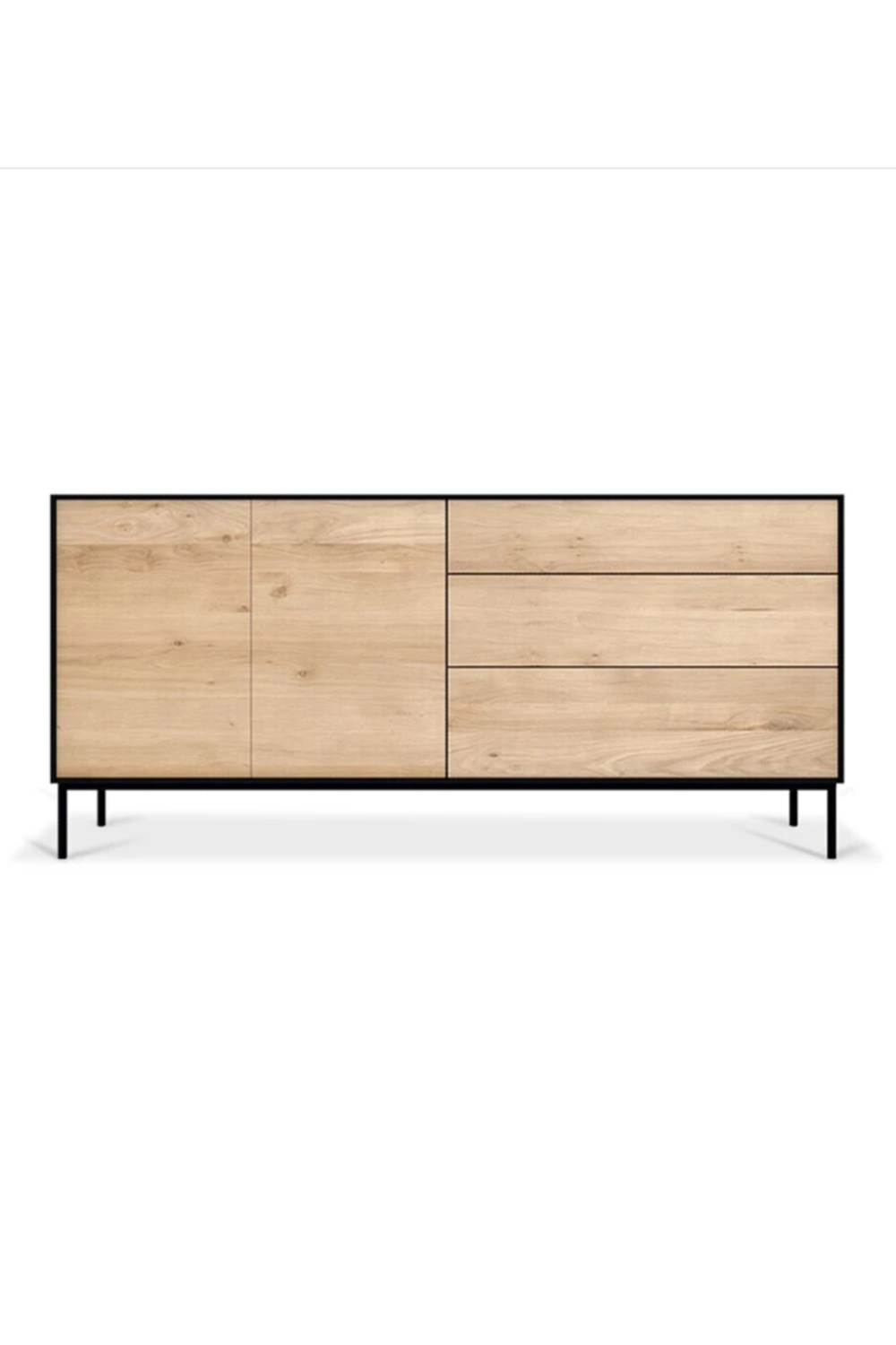 Varnished Oak Sideboard | Ethnicraft Blackbird | Woodfurniture.com