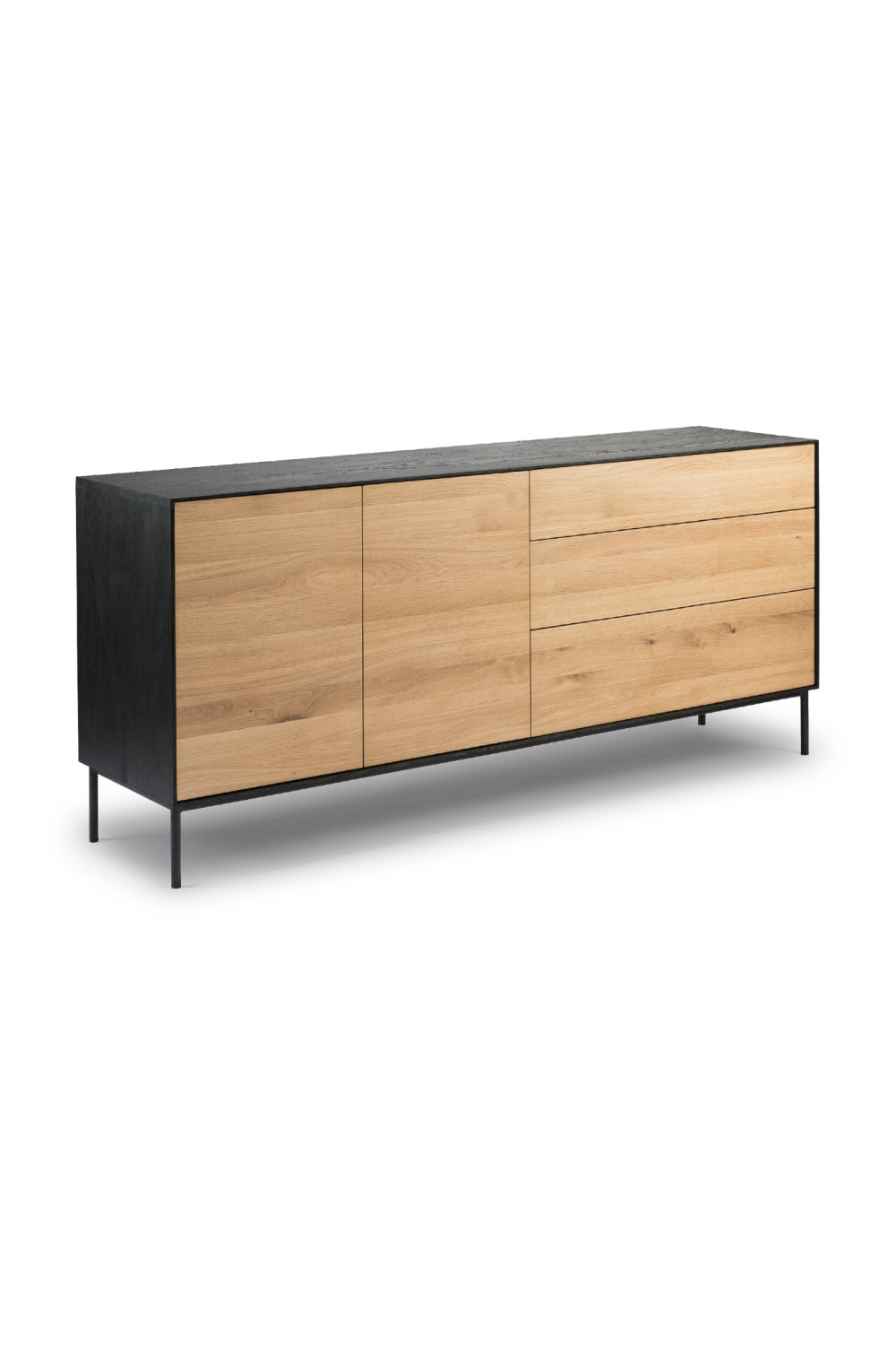 Varnished Oak Sideboard | Ethnicraft Blackbird | Woodfurniture.com