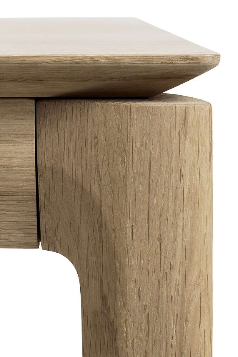 Varnished Oak Co-Work Desk | Ethnicraft Bok | Woodfurniture.com
