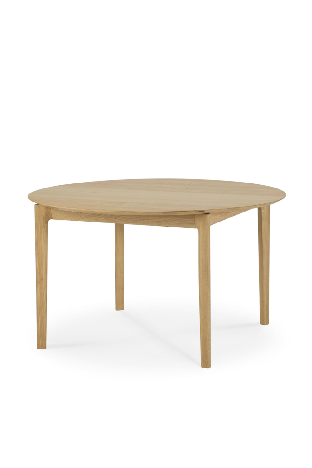 Oak Extendable Round Dining Table | Ethnicraft Bok | Woodfuniture.com