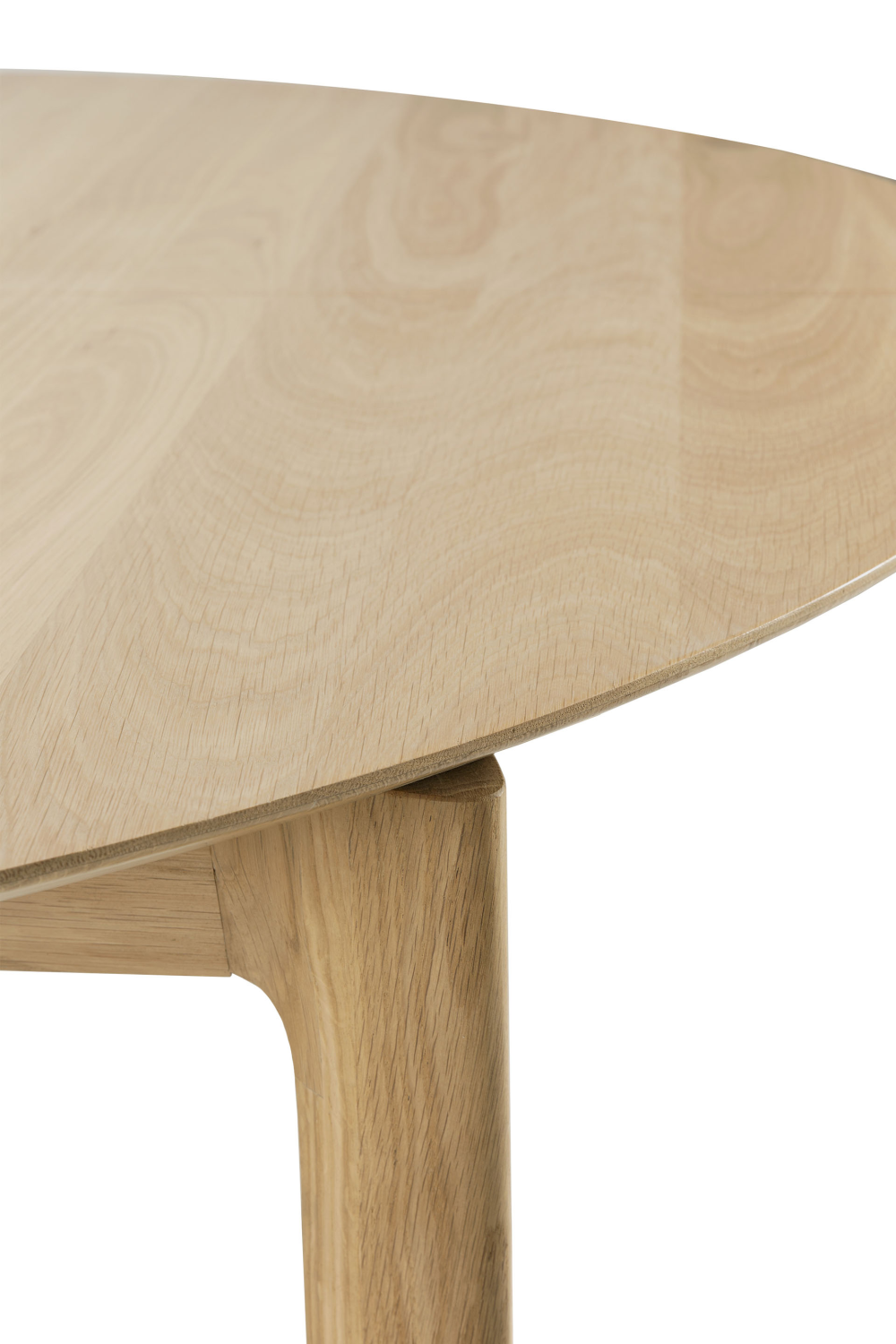 Oak Extendable Round Dining Table | Ethnicraft Bok | Woodfuniture.com