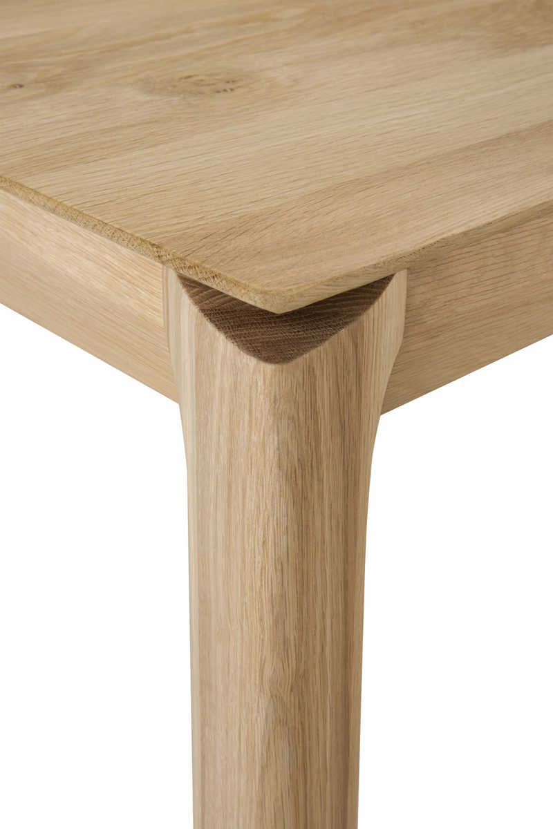 Varnished Oak Desk | Ethnicraft Bok | Woodfurniture.com