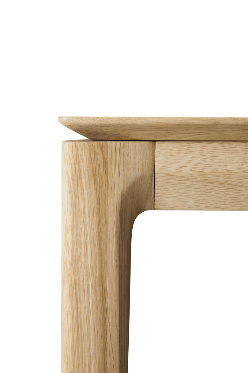 Varnished Oak Desk | Ethnicraft Bok | Woodfurniture.com