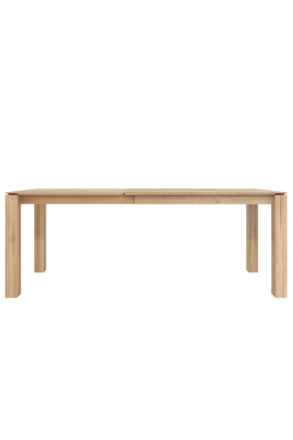 Oiled Oak Extendable Dining Table | Ethnicraft Slice | Woodfurniture.com