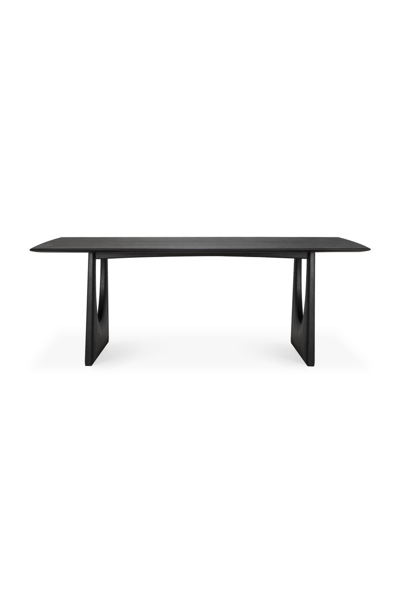 Black Oak Modern Dining Table | Ethnicraft Geometric | Woodfurniture.com